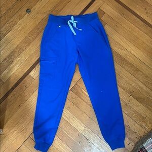 Blue Jogger Pants with Drawstring